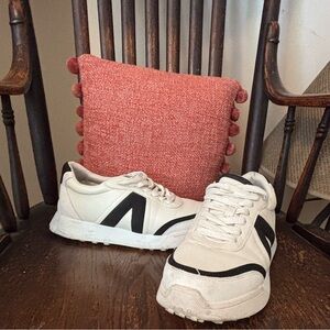 White and Black Sneakers